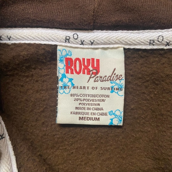 ⚡️SOLD⚡️ VINTAGE Roxy Embroidered Hoodie - Picture 4 of 5